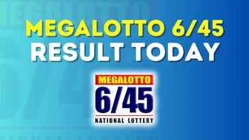 6/45 lotto result