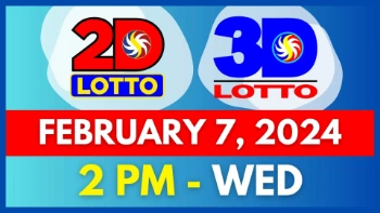 Lotto Result february 7, 2024 2pm draw